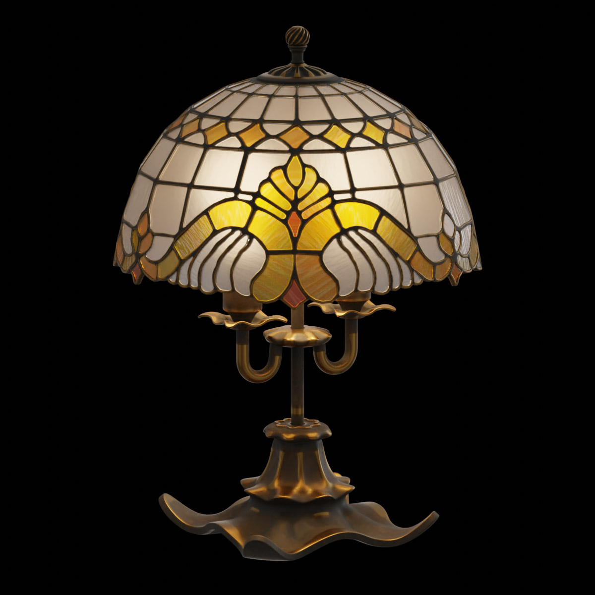 Lampa witrażowa